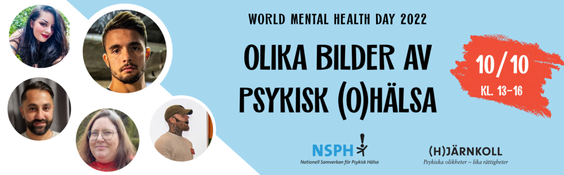 You are currently viewing World mental health day 10/10 – NSPH Riks arrangerar seminarium